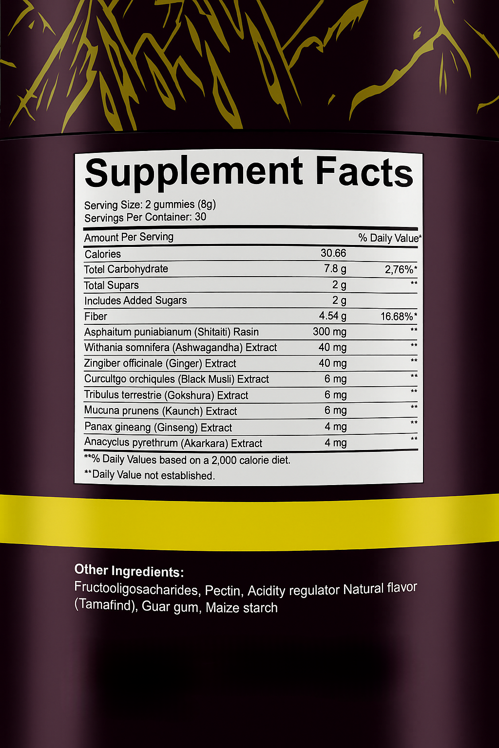 Shilajit Gummies – Male Natural Energy & Vitality Booster